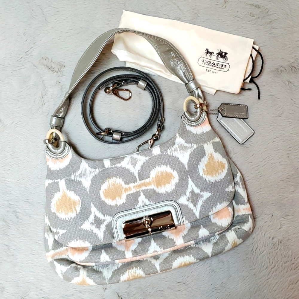 Coach Canvas Linen Bag